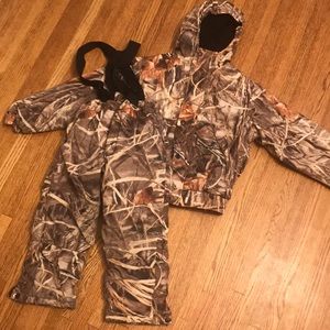 Hunting Camo Bibs and Jacket Set